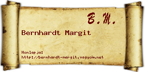 Bernhardt Margit névjegykártya